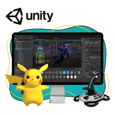 Мир игр на Unity 2D на популярном движке + AI-помощники - КИБЕРшкола программирования для детей, компьютерные курсы для школьников, начинающих и подростков - KIBERone г. Бугры